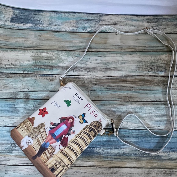 Pisa little lady sling cross shoulder mini purse - Picture 3 of 6